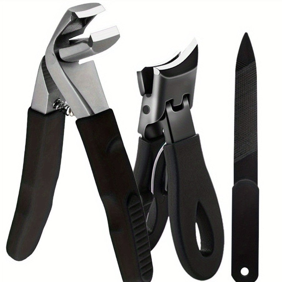 🔥 1+1 INGYEN 👴💖 Extra széles körömvágó időseknek – vastag körmök vágása erőlködés nélkül ✂️