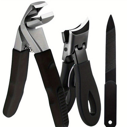 🔥 1+1 INGYEN 👴💖 Extra széles körömvágó időseknek – vastag körmök vágása erőlködés nélkül ✂️