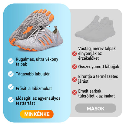 🌊Uniszex Csúszásmentes Meztiszta Lábú Cipők🌟 Mintha egy felhőn járnál! 🏖️🚶♂️
