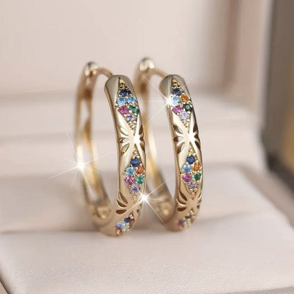 【1+1 ingyen】✨ Női elegáns csavart karikafülbevaló – Utánvétes 💫
