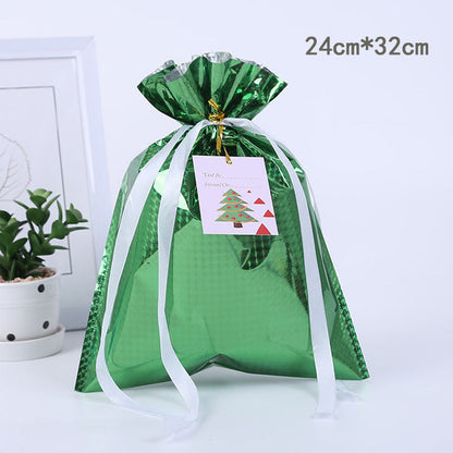 🎅Karácsonyi ajándékzsákok zsinórral (biológiailag lebontható)