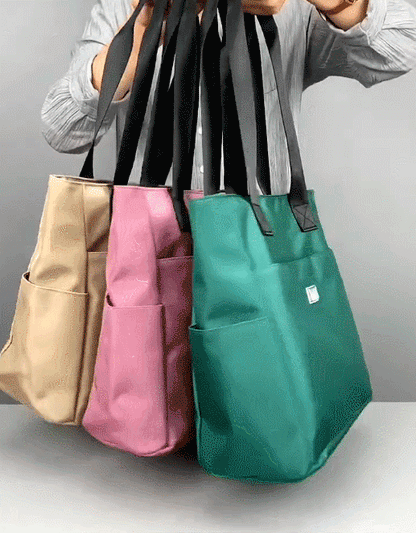 2025 Nagy kapacitású, vízálló, több zsebbel ellátott nylon válltáska