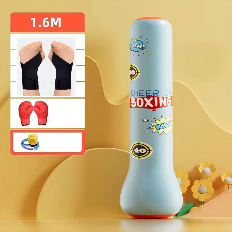 Felfújható bokszzsák gyermekek bokszedzéséhez