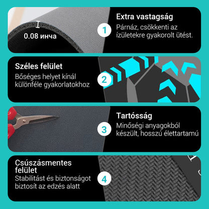 ⚽Futball edzőmatrac【Csúszásgátló, hangszigetelő】