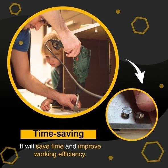 🔧⚙️ 6 darabos hatlapfejű menetfúró-készlet, 6542-es gyorsacélból ✅