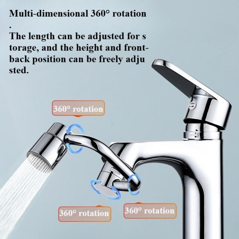 🚰Univerzális mosogatócsap✨1440°-ban forgatható csapszelep-szellőző hosszabbító