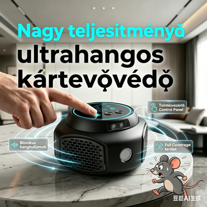 🐭 Nagy teljesítményű ultrahangos rovarriasztó