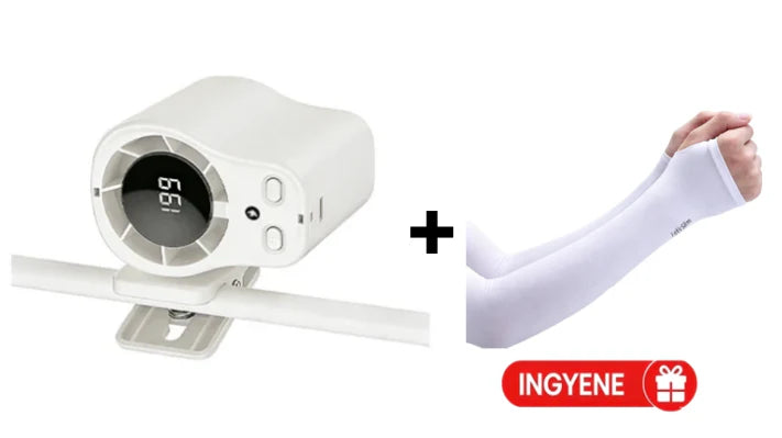 🚗 Élvezze a hűs vezetést – Hordozható LED-es autóventilátor intelligens kijelzővel – Utánvétes 💨🌬️