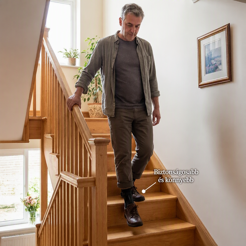 🚶‍♂️🦶 Lábfejleszállás elleni ortézis – ergonómikus lábfogás járás közben ✨