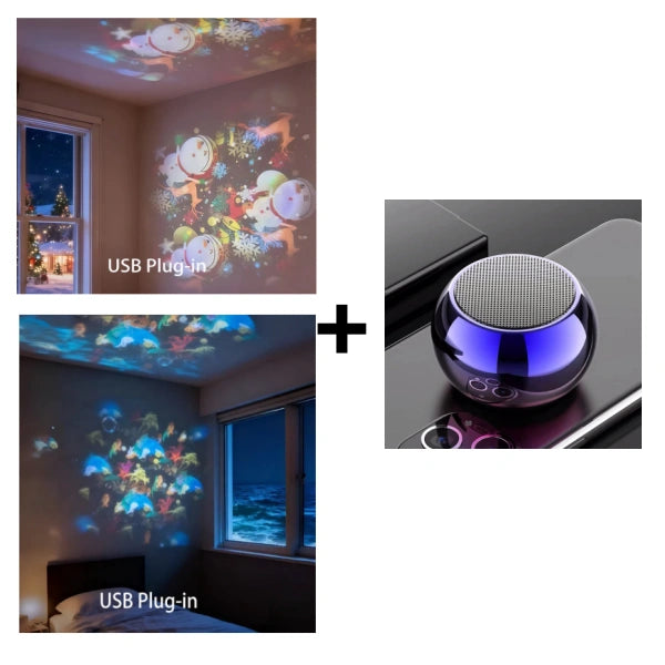 ✨Dinamikusan forgó LED projektor lámpa