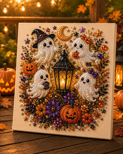 🎁💥UTOLSÓ NAPI AKCIÓ 50% KEDVEZMÉNY!!!! 👻✨ Halloween gyöngyös kézműves készlet – Varázsold a pici gyöngyöket kísértetiesen aranyos alkotásokká