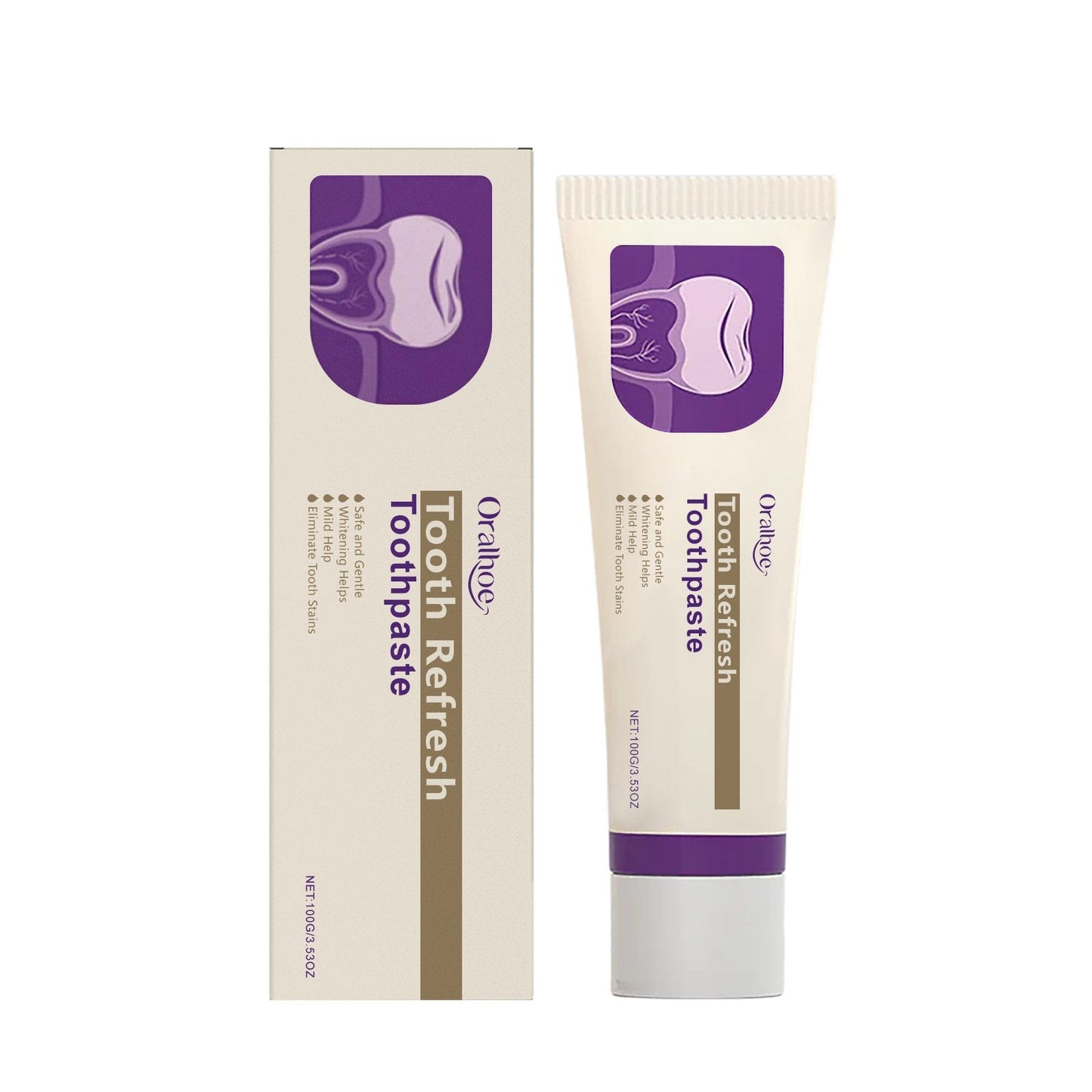 😁🦷 Crean természetes összetevőkből készült fogkrém – 🎁 Ajándék: 3 Fejes Fogkefe! 💖