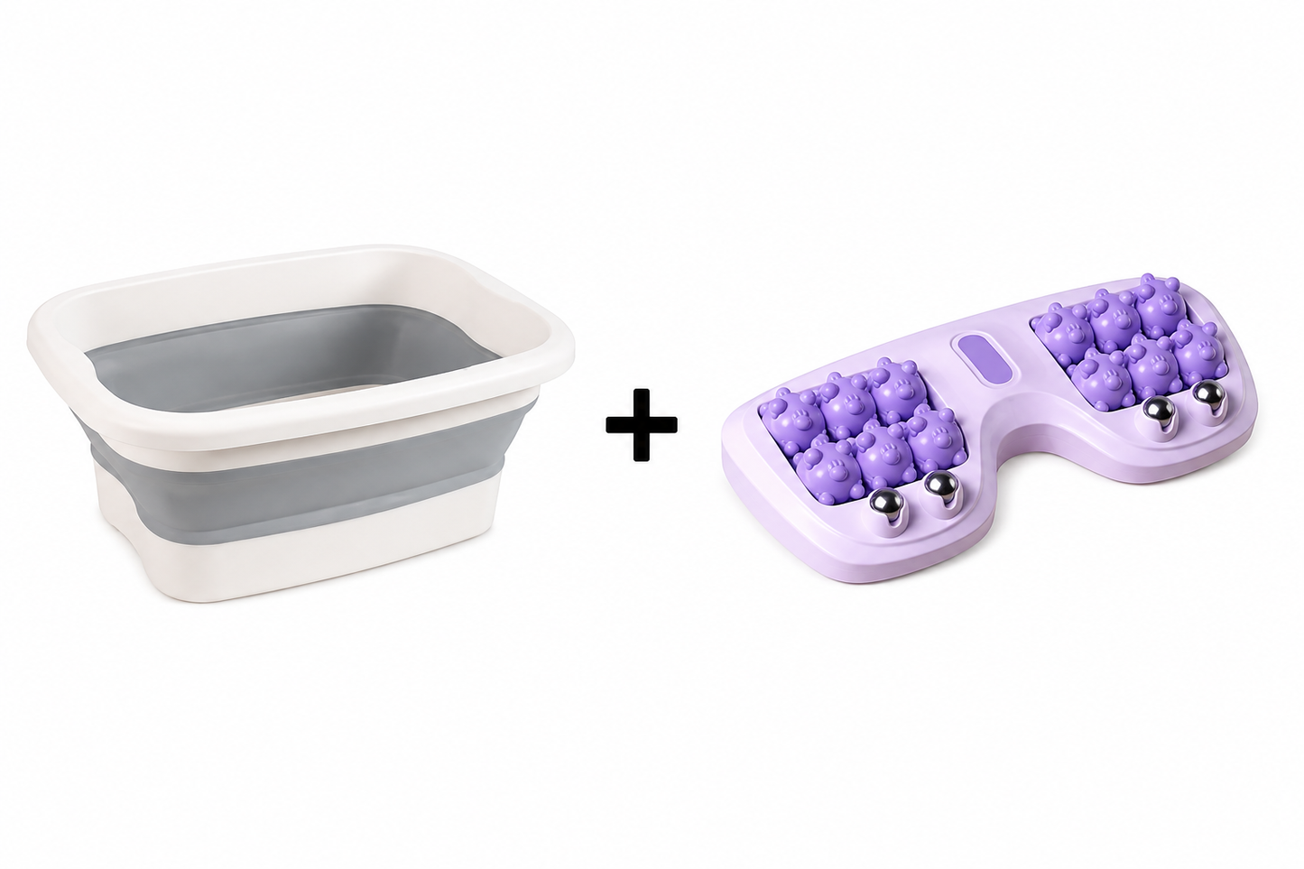🦶 Összecsukható Lábfürdő Masszírozó Görgőkkel – Otthoni SPA Élmény