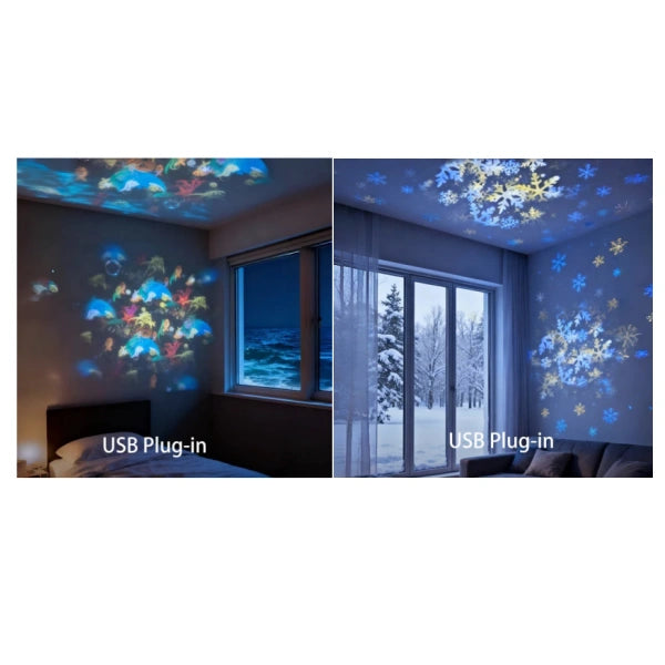 ✨Dinamikusan forgó LED projektor lámpa
