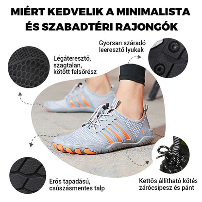 🌊Uniszex Csúszásmentes Meztiszta Lábú Cipők🌟 Mintha egy felhőn járnál! 🏖️🚶♂️