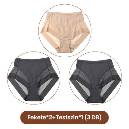 🔥 2+1 ingyen 🔥 Nőknek szánt varrás nélküli magas derekú alakformáló bugyi szett