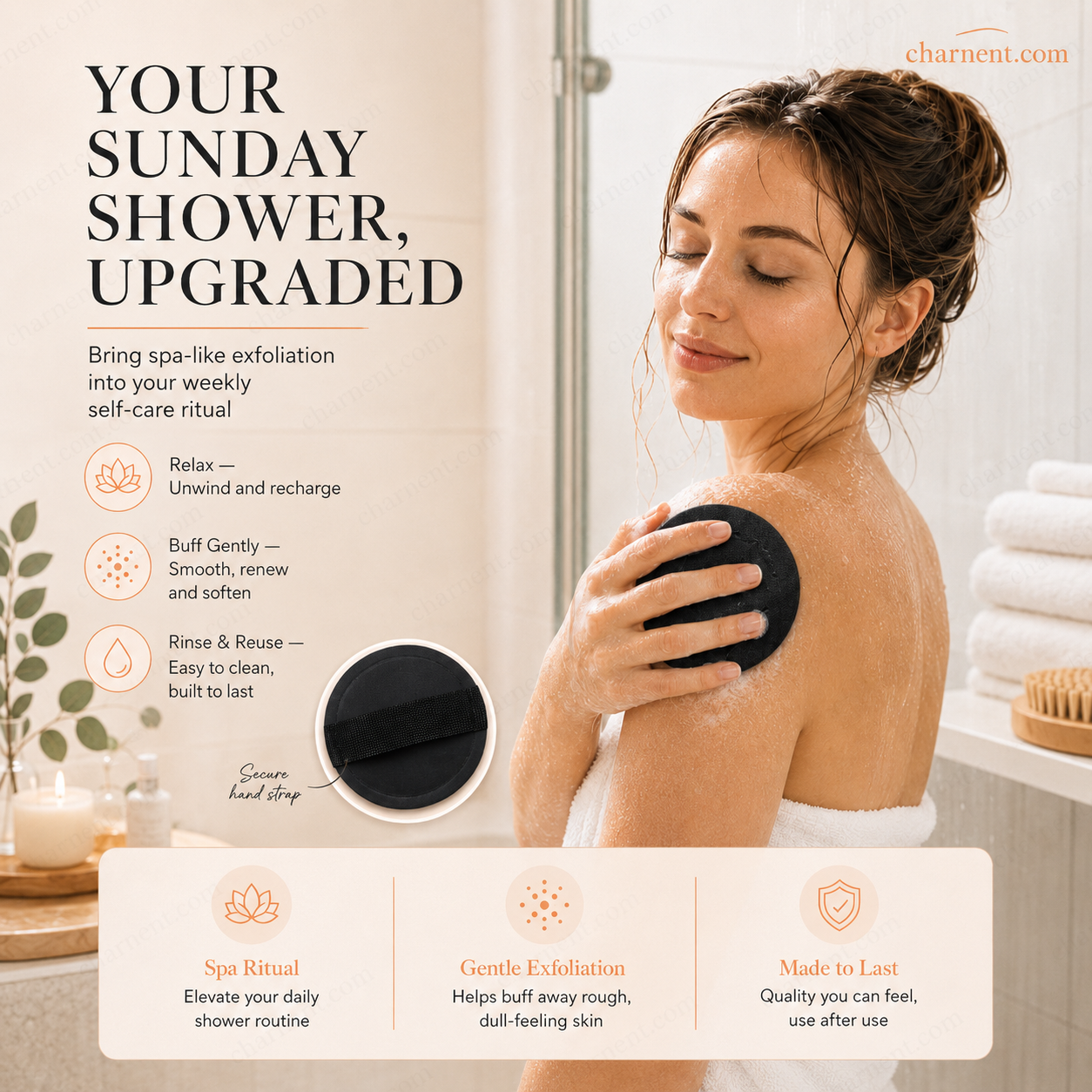 🌸🧖‍♀️Fürdőszivacsok – Gyengéden hámlasztanak, ragyogóbbá varázsolják a bőrt🛀