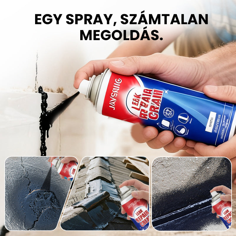 ✨ AKCIÓ: 2+3 INGYENES – 5 db! 🔥 Vízálló tömítő spray – Szivárgásmentes javítás fa, fém, műanyagon | Gyors, biztonságos beltéri/kültéri 💧🏡
