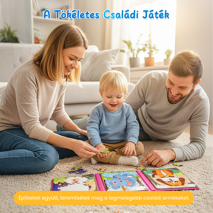 Mágneses építőkönyv gyerekeknek 🧩👶💕