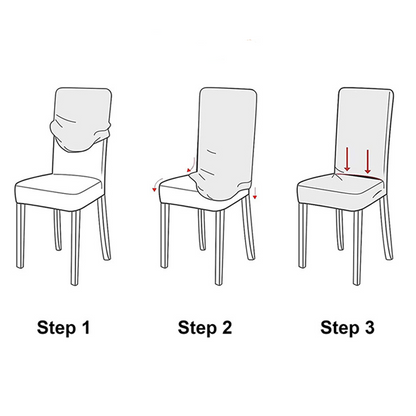 🎄🪑Nagyon rugalmas karácsonyi mintás székhuzat