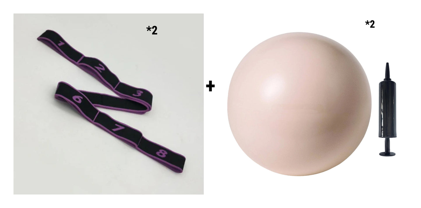 【✨ 1 + 2 ingyenes】Ellenállás szalagok - alkalmasak nyújtó gyakorlatokhoz és jógagyakorláshoz
