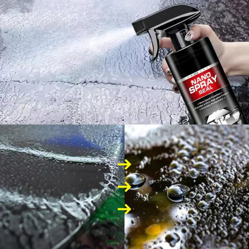 🚘✨ Professzionális autóbevonat-spray – visszaadja a fényt, víz- és porálló, polírozás nélkül (nem károsítja a karosszériát) 🌿🌧️
