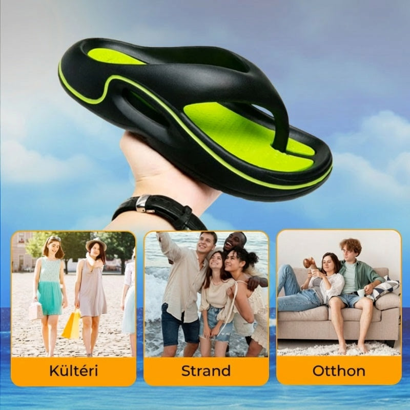 🌞 Kényelmes, vastag talpú papucs férfiaknak és nőknek egyaránt ⛱️🌊