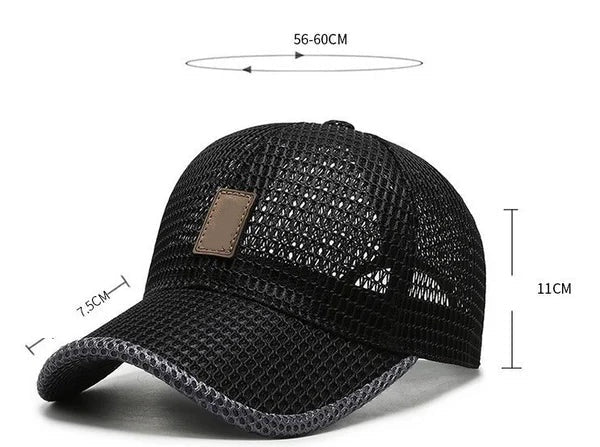 ✨ Nyári légáteresztő könnyű baseball sapka