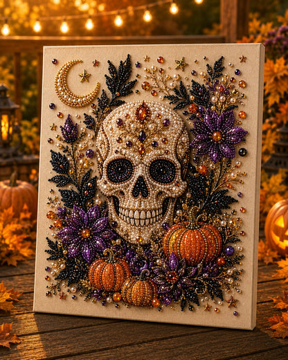 🎁💥UTOLSÓ NAPI AKCIÓ 50% KEDVEZMÉNY!!!! 👻✨ Halloween gyöngyös kézműves készlet – Varázsold a pici gyöngyöket kísértetiesen aranyos alkotásokká