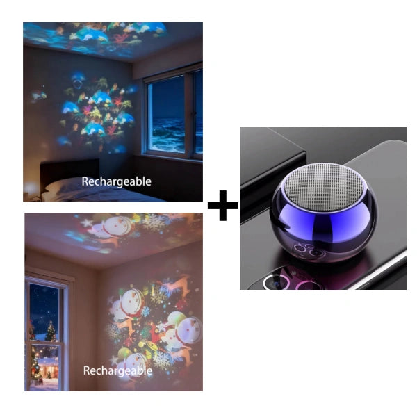 ✨Dinamikusan forgó LED projektor lámpa