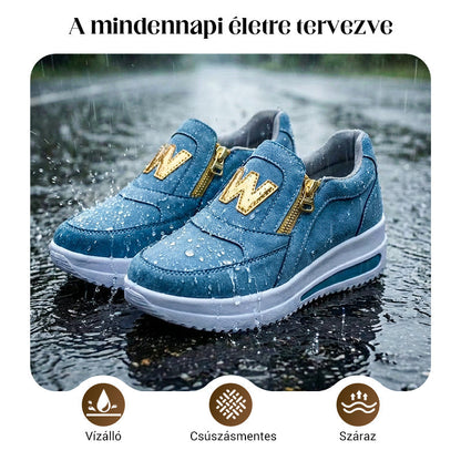 👍 Női alkalmi platform Slip-on ortopédiai cipők 👞 | Kényelmes és stílusos viselet egész nap
