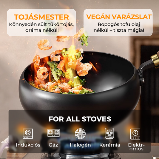 👨‍🍳🍳 Hagyományos vasedény bevonat nélkül | Többgenerációs minőség és funkcionalitás 🍲✨
