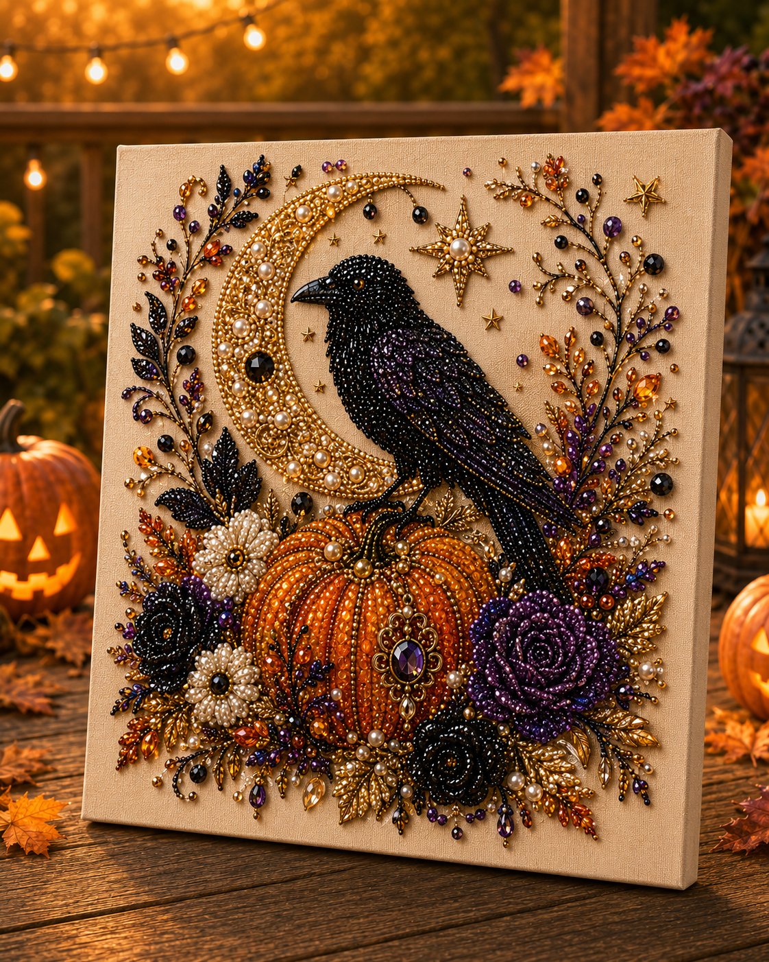 🎁💥UTOLSÓ NAPI AKCIÓ 50% KEDVEZMÉNY!!!! 👻✨ Halloween gyöngyös kézműves készlet – Varázsold a pici gyöngyöket kísértetiesen aranyos alkotásokká
