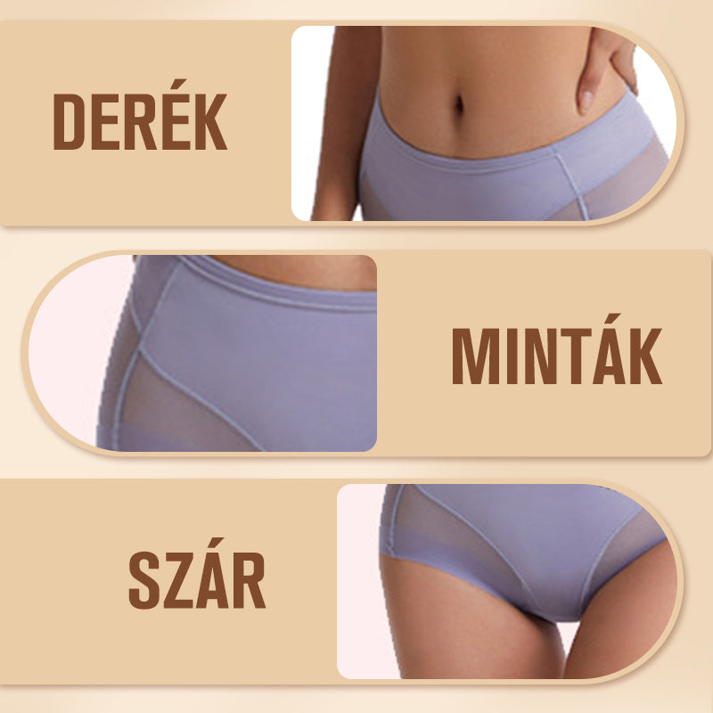 🔥 2+1 ingyen 🔥 Nőknek szánt varrás nélküli magas derekú alakformáló bugyi szett
