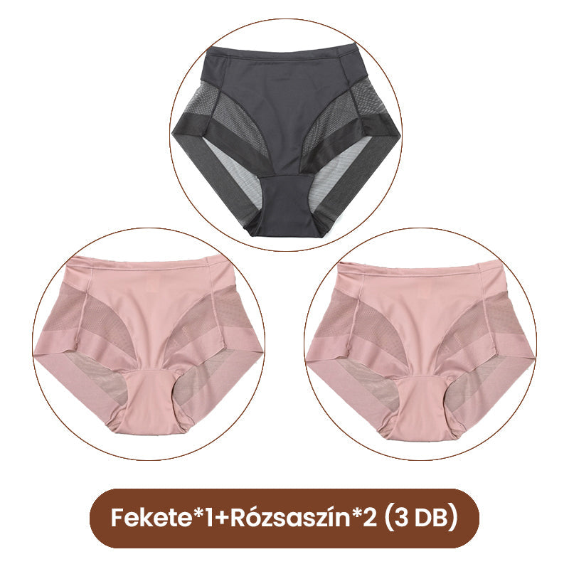 🔥 2+1 ingyen 🔥 Nőknek szánt varrás nélküli magas derekú alakformáló bugyi szett