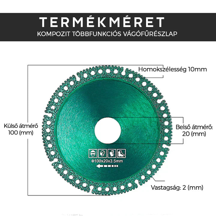 【1+1-et ingyen】Többcélú összetett vágó fűrészlap