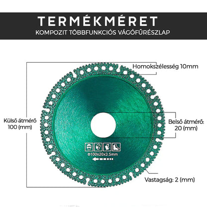 【1+1-et ingyen】Többcélú összetett vágó fűrészlap