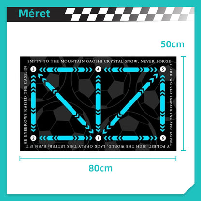 ⚽Futball edzőmatrac【Csúszásgátló, hangszigetelő】