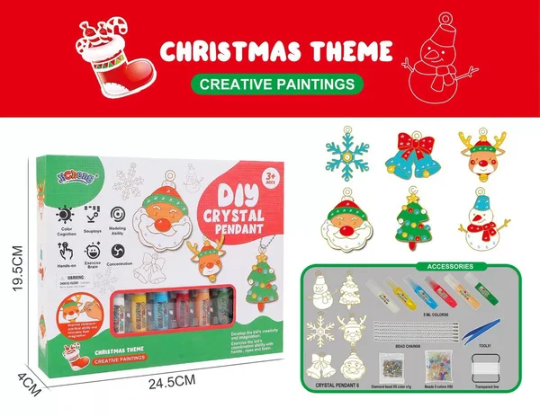 🎅Karácsonyi ajándék🎁DIY Kristályfesték kézműves készlet