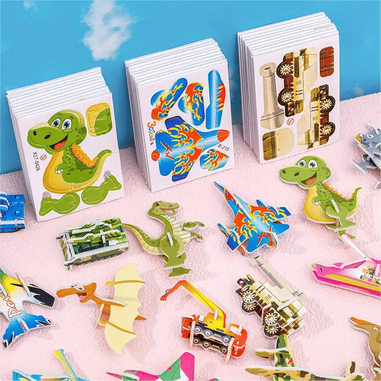 3D-s puzzle-k rajzfilmfigurákkal 🦖 – fejleszti a kézügyességet és a logikai gondolkodást