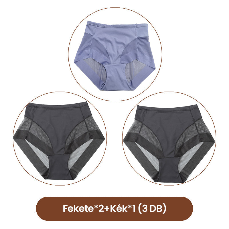 🔥 2+1 ingyen 🔥 Nőknek szánt varrás nélküli magas derekú alakformáló bugyi szett