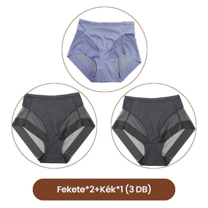 🔥 2+1 ingyen 🔥 Nőknek szánt varrás nélküli magas derekú alakformáló bugyi szett
