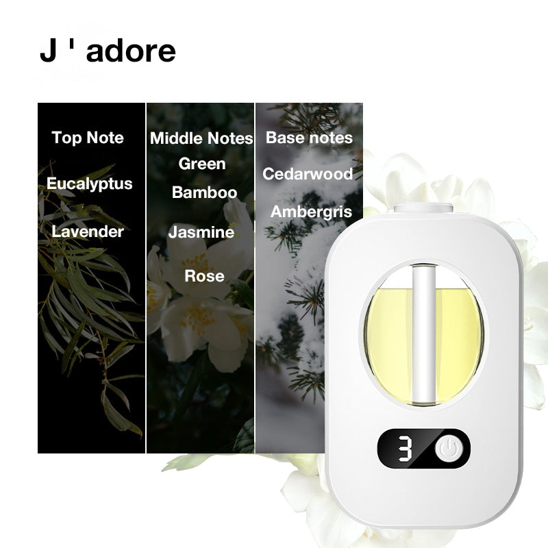 🌿 Automatikus illatdiffúzor – 4 fokozatú, időzített USB-s illatdiffúzor