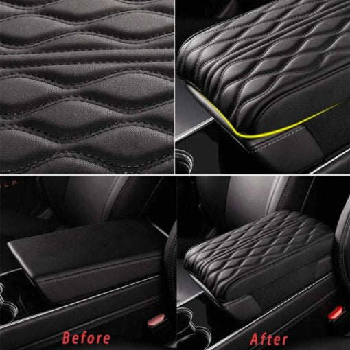 Memory Foam bőr autós kartámasz doboz pad