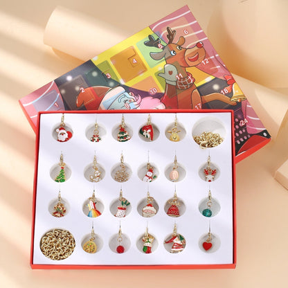 🎅 DIY 24 napos karácsonyi visszaszámláló naptár karkötő szett