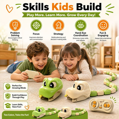 🧲🐍 Mágneses kígyók csatája – Két játékos, két távirányító, egy aréna, rengeteg szórakozás!