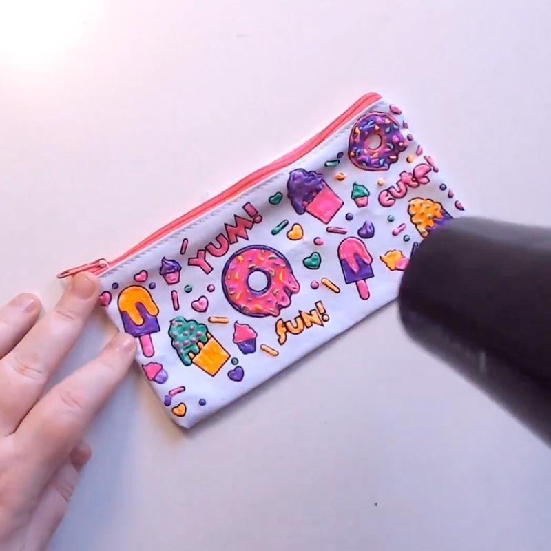 🎨🍿 6 db DIY puffadó popcorn toll: Hőre 3D hatású ✨🎁