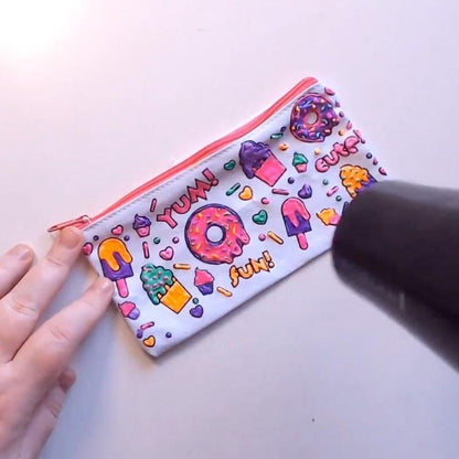 🎨🍿 6 db DIY puffadó popcorn toll: Hőre 3D hatású ✨🎁