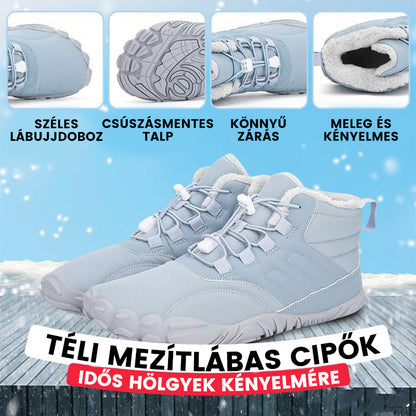 CSÚSZÁSMENTES ÉS VÍZÁLLÓ TÉLI MEZÍTLÁBAS CIPŐ (UNISEX)👟