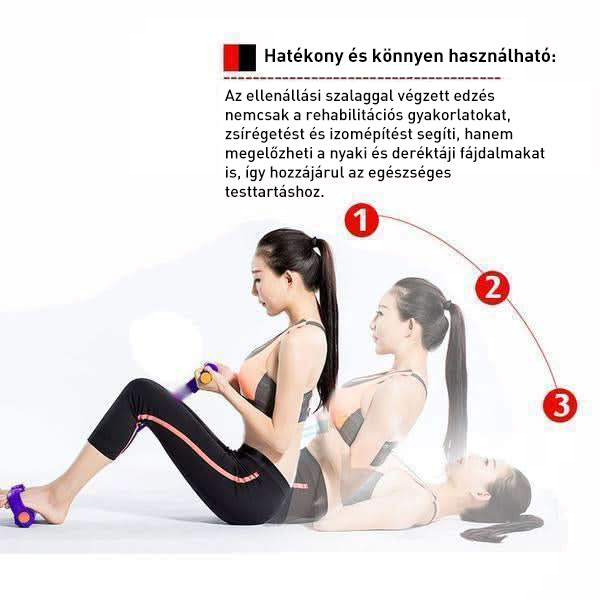 🏋️Négyvonalas fitneszgép felülésekhez és hasizmok edzéséhez